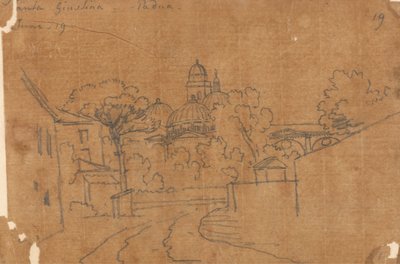 Santa Giustina, Padua, June 19 by John Robert Cozens